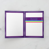 Bloem op de woestijnverjaardagskaart kaart (Binnen)