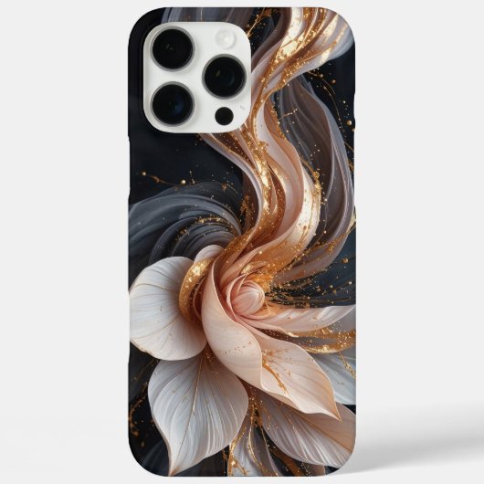 bloem op grijs Case-Mate iPhone case (Achterkant)