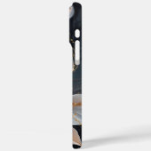 bloem op grijs Case-Mate iPhone case (Achterkant / Links)