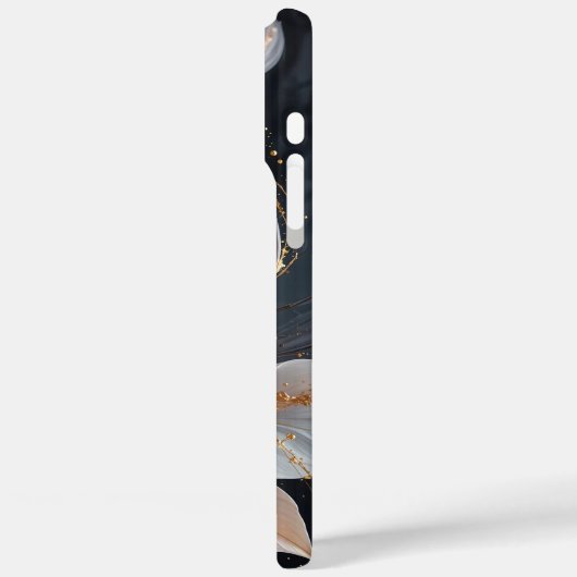 bloem op grijs Case-Mate iPhone case (Achterkant / Links)