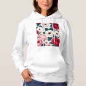 Bloem op mijn hart hoodie (Voorkant)