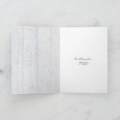 bloem op polka stik dank u kaart (Binnen)