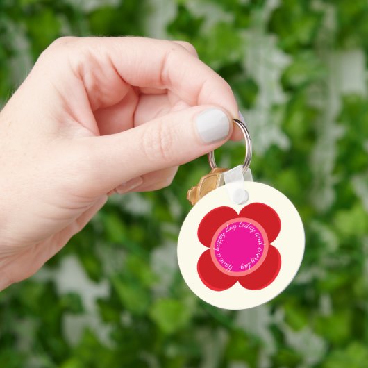 bloem op sleutelhanger (Hand)
