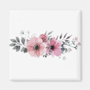 Bloem Ornament Natuur Roze Plant Florenz Roos Magneet