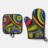 Bloem Ovenwant & Pannenlap Set (Voorkant)