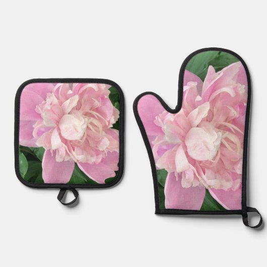 Bloem Ovenwant & Pannenlap Set (Voorkant)