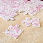 Bloem paar puzzel in vintage stijl (Zijkant)