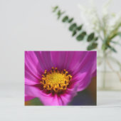 Bloem Paars Briefkaart (Staand voorkant)