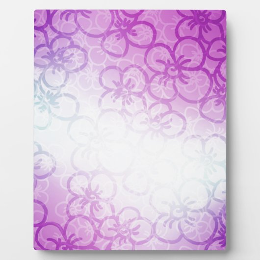 Bloem - Paars gebied Fotoplaat (Voorkant)