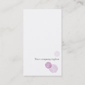 Bloem Paars Visitekaartje (Achterkant)