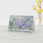 *~* Bloem Paarse Schilderij TV2 Sympathie Liefde L Kaart (Gele Bloem)