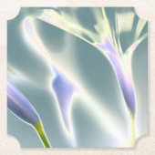 Bloem Papier Onderzetter Glanzend (Voorkant)