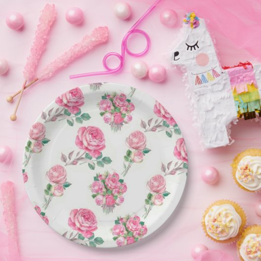 Bloem Papieren Bordje (Feest)