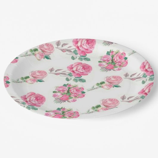 Bloem Papieren Bordje (Gekanteld)