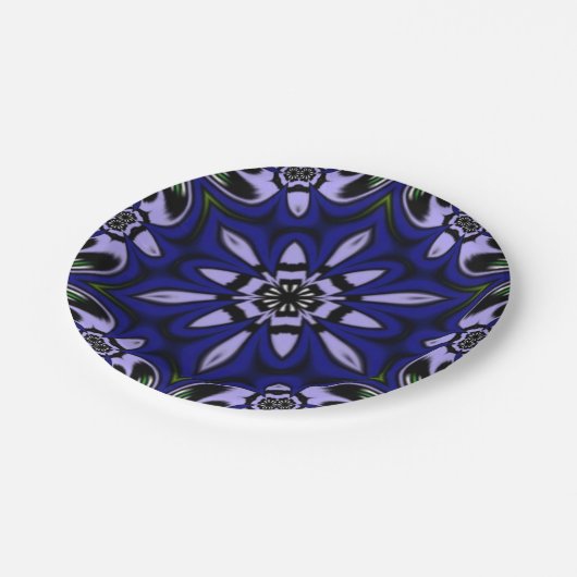 bloem papieren bordje (Gekanteld)