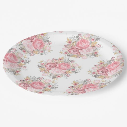 Bloem Papieren Bordje (Gekanteld)