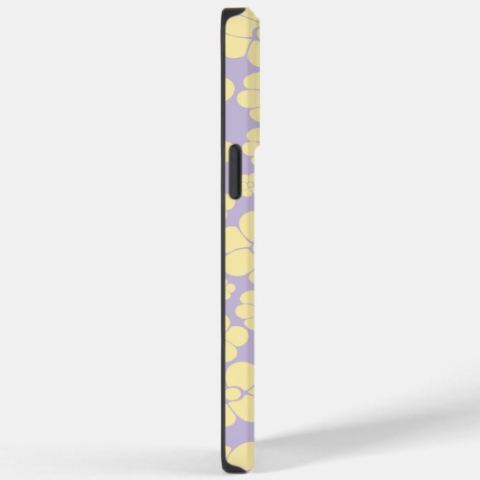 Bloem - Pastel - Geel en Paars Case-Mate iPhone Case (Achterkant / Rechts)