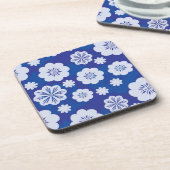 bloem patroon bier onderzetter (Linkerzijde)