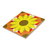 Bloem Patroon Sjabloon Tegeltje (Zijkant)