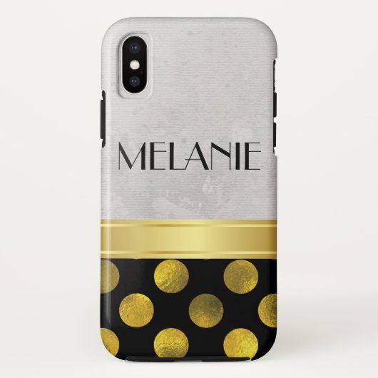 Bloem Patroon Stippen Patroon Case-Mate iPhone Case (Achterkant)