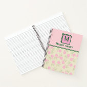 bloem persoonlijk roze notitieboek (Binnen)
