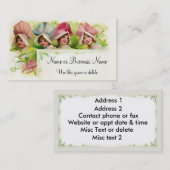 Bloem Petal Girls 1 Visitekaartje (Voorkant / Achterkant)