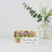 Bloem Petal Girls 1 Visitekaartje (Staand voorkant)