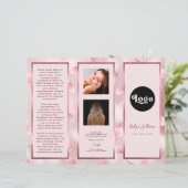 Bloem Petals Faux Folie Brochure (Staand voorkant)