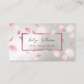 Bloem Petals Faux Folie visitekaartje (Voorkant)