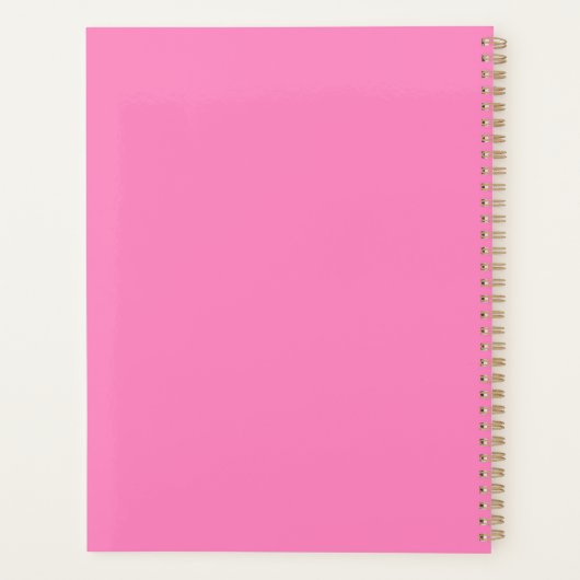 Bloem Planner (Achterkant)