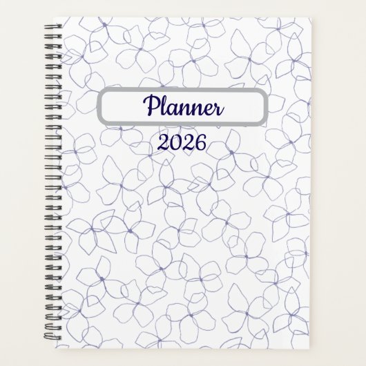 Bloem Planner – Elegante Bloem-Thema (Voorkant)