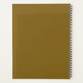 Bloem planner met eigen naam (Achterkant)