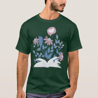 Bloem Planten die van het verhaal van de Boek groe T-shirt