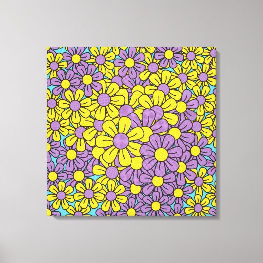 Bloem Pop Canvas Afdruk (Voorkant)