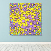 Bloem Pop Canvas Afdruk (Insitu (Houten vloer))