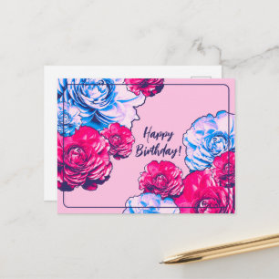 Bloem Pop Gelukkige Verjaardag Briefkaart