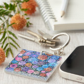 Bloem Pop Sleutelhanger (Voorkant Rechts)