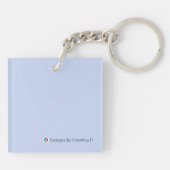 Bloem Pop Sleutelhanger (Achterkant)