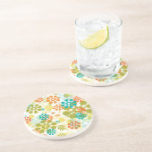 Bloem Pop Zandsteen Onderzetter (Zijkant)