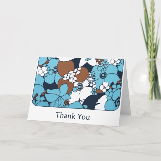 Bloem Posh Bedankkaart (Voorkant)