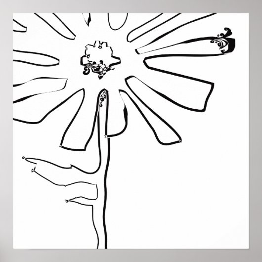 bloem poster (Voorkant)