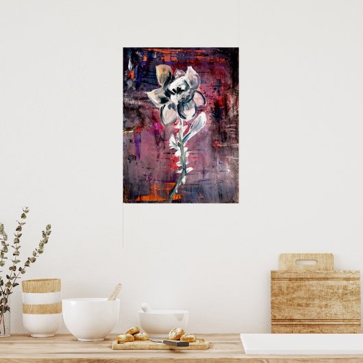 Bloem Poster (Keuken)