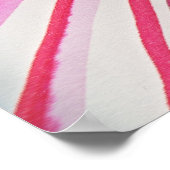 Bloem Poster in roze (Hoek)