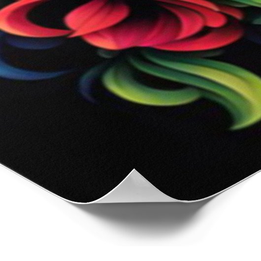 Bloem Poster schedel (Hoek)