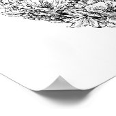 Bloem Poster schedel (Hoek)