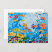 bloem postkaart (Voorkant / Achterkant)