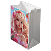 Bloem princesses medium cadeauzakje (Voorkant Gekanteld)