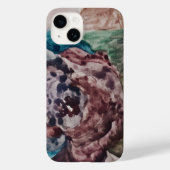 Bloem Prinses Pastel Navy Blauw Blush Roze Bloemen Case-Mate iPhone Case (Achterkant)