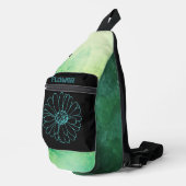 Bloem Print Knip Naai Tas (Rechterhoek)