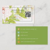 Bloem QR-code visitekaartje (Voorkant / Achterkant)